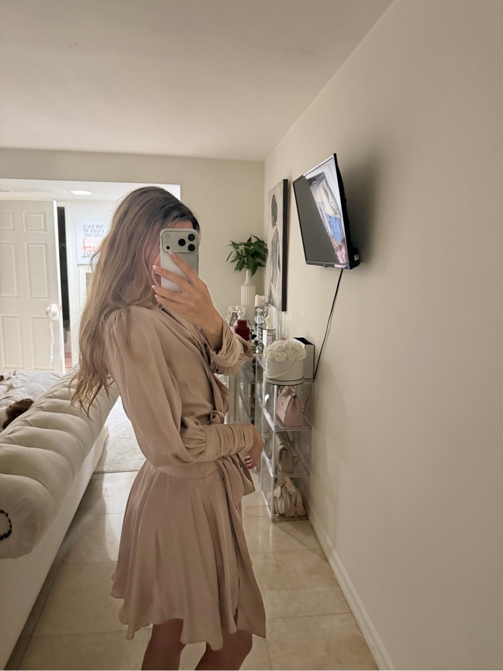 Zimmermann silk wrap dress